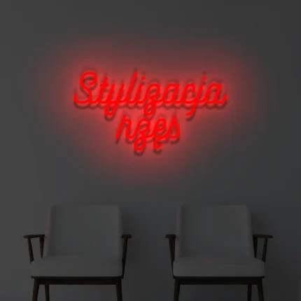 Napis LED Stylizacja rzęs