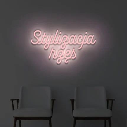 Napis LED Stylizacja rzęs