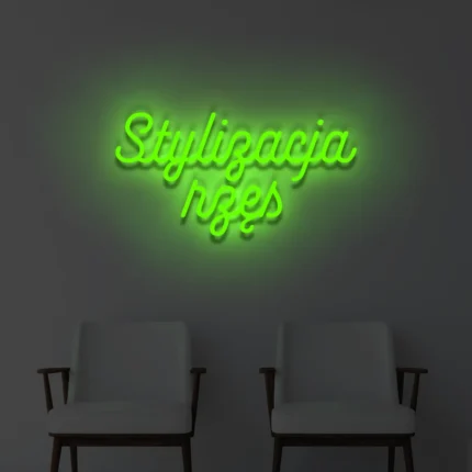 Napis LED Stylizacja rzęs