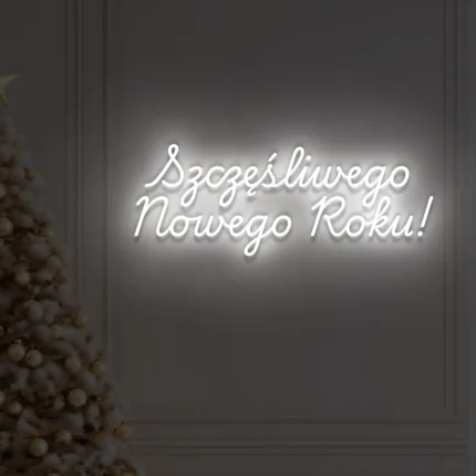 Neon LED Szczęśliwego Nowego Roku!
