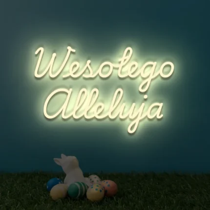 Napis LED Wesołego Alleluja