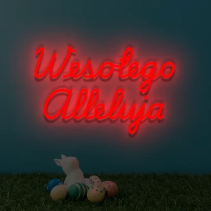 Napis LED Wesołego Alleluja