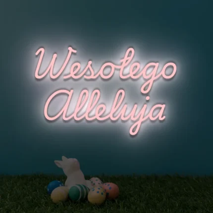 Napis LED Wesołego Alleluja