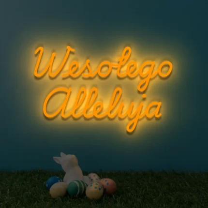 Napis LED Wesołego Alleluja
