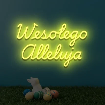 Napis LED Wesołego Alleluja