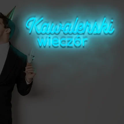Napis LED Kawalerski wieczór