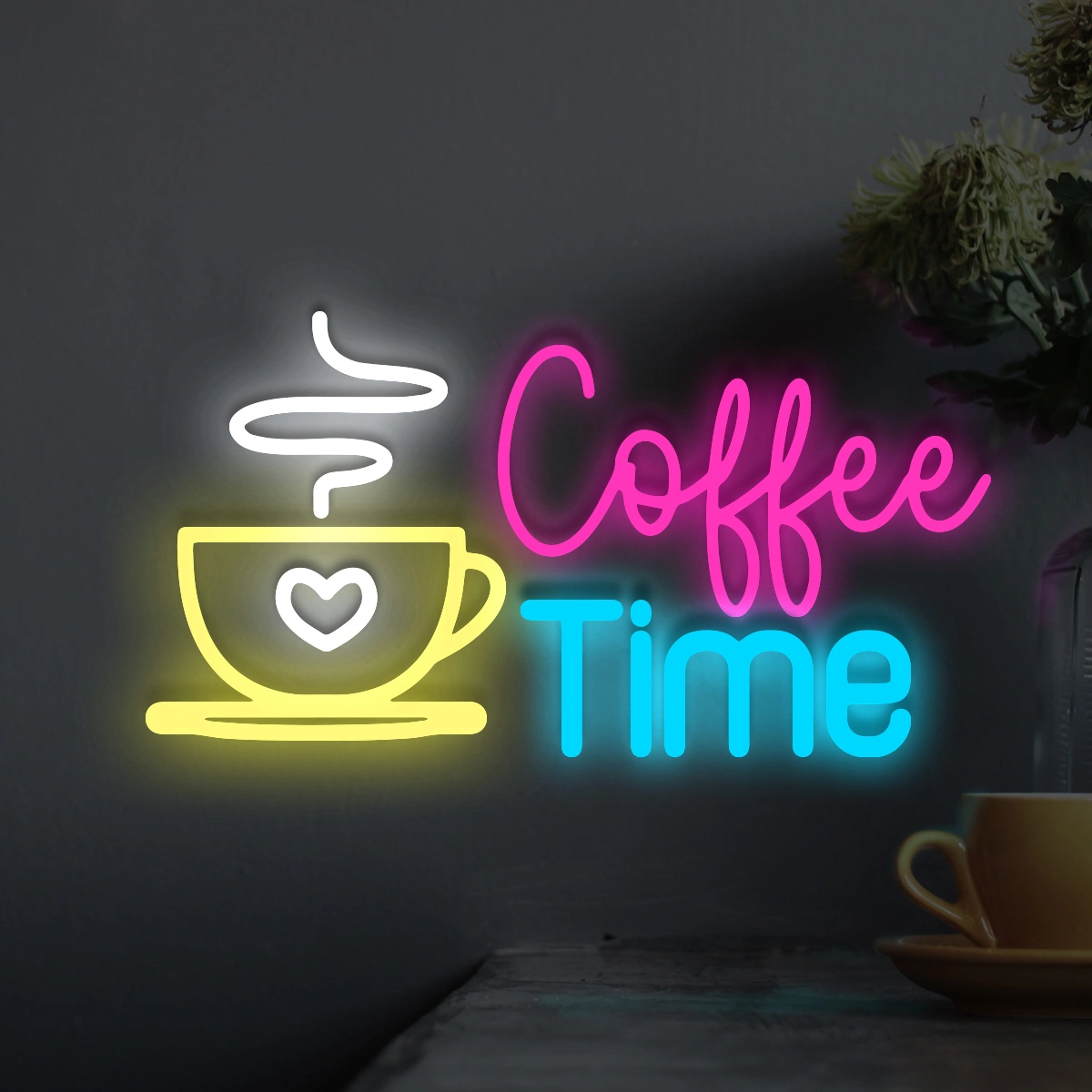 Neon Coffee Time Neon Coffee Time