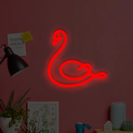 Neon LED Łabędź
