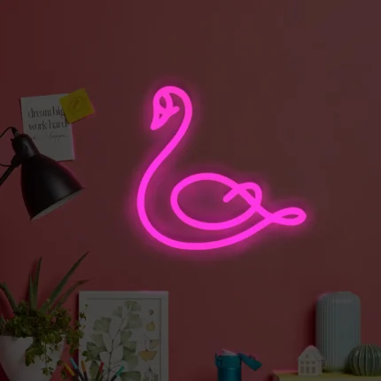 Neon LED Łabędź