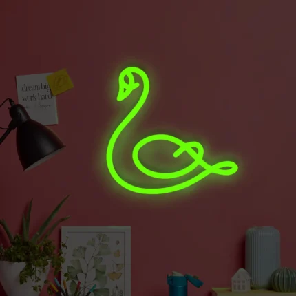 Neon LED Łabędź