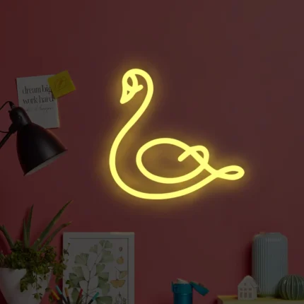 Neon LED Łabędź