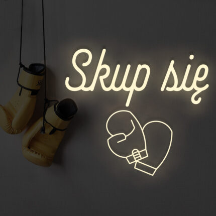 Napis LED Skup się