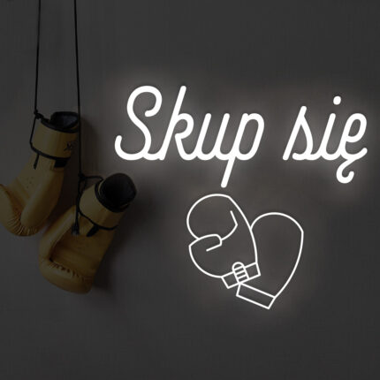 Napis LED Skup się