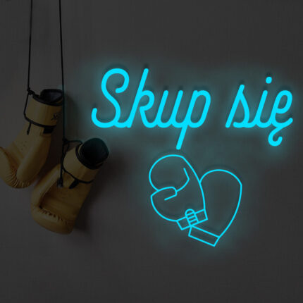 Napis LED Skup się
