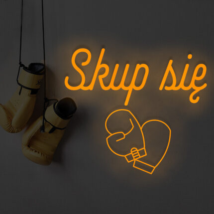 Napis LED Skup się