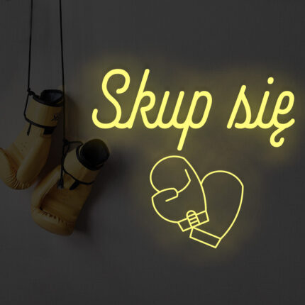 Napis LED Skup się